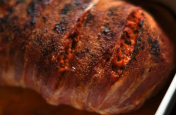 Rocambole de Carne e Bacon